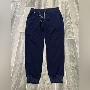 FIGS Zamora Jogger Scrub Pants Navy Blue W18SW2005 Womens X-Small
